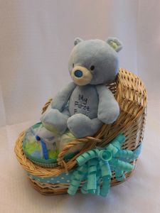 Charming Boy Baby Gift Basket